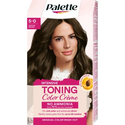Bild av PALETTE Intensive Toning Color Crème 5 0 Medium Brown 1 pcs