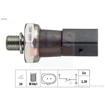 Bild av EPS 1.800.190 Sonde De Pression d&#039;Huile M10x1 2 Made in Italy OE Equivalent AUDI: Q5, A5 B8 Coupe, A4 Avant, VOLKSWAGEN: Touareg I