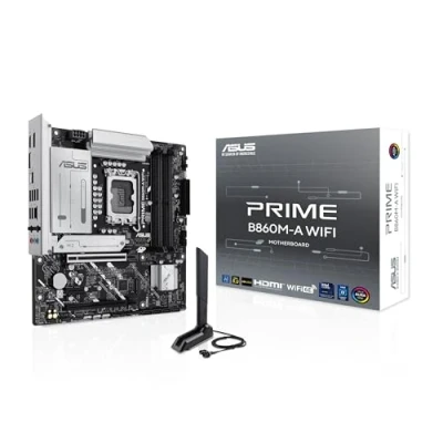 Bild av ASUS PRIME B860M A WIFI Moderkort Intel B860 LGA1851 socket DDR5 RAM Micro ATX