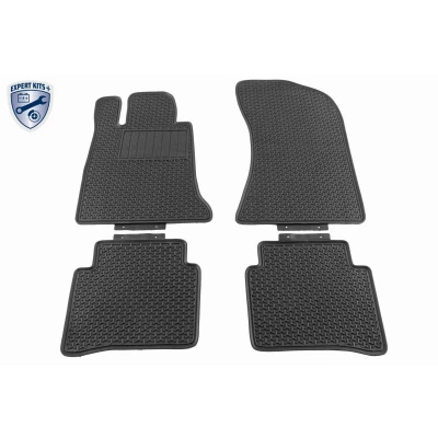 Bild av VAICO V30 3782 Ensemble de tapis sol Caoutchouc avant et arrière 4 noir Sur mesure MERCEDES BENZ: Classe E Berline, Break