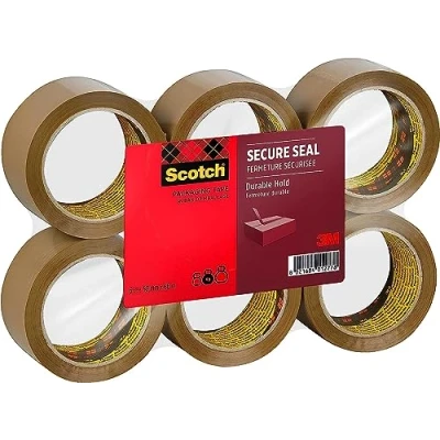 Bild av Ruban adhésif Scotch Emballage 50 mm x 66 m Marron (6 Unités)