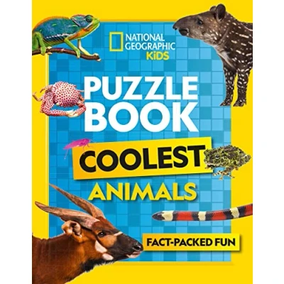 Bild av Puzzle Book Coolest Animals: Brain Tickling Quizzes, Sudokus, Crosswords and Wordsearches