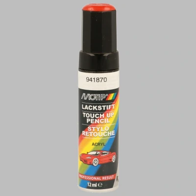 Bild av MOTIP 941870 Fordons kombinationslack 12ml Stift Röd RAL Acryl Spray 3012 beige red high glossy 400 ml