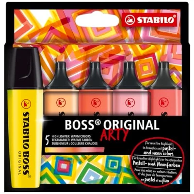 Bild av STABILO Boss Original Arty Highlighter 5 pack Warm colors