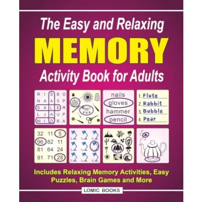 Bild av The Easy and Relaxing Memory Activity Book for Adults: Includes Activities, Puzzles, Brain Games More