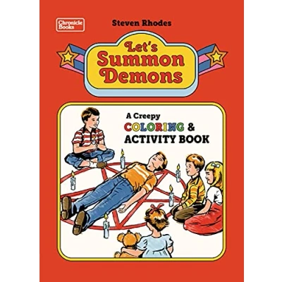 Bild av Let&#039;s Summon Demons: A Creepy Coloring and Activity Book