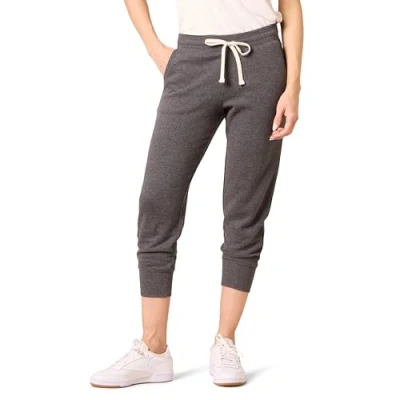 Bild av Amazon Essentials kvinnors fleece capri joggingbyxor (finns i plusstorlek), kol ljung, X Large