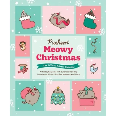 Bild av Pusheen Meowy Christmas: The Official Advent Calendar: A Holiday Keepsake with Surprises Including Ornaments, Stickers, Puzzles, Magnets, and More!