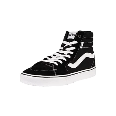 Bild av Vans Filmore Hi, herrskor, Svart vit kanvas mocka, 42.5 EU