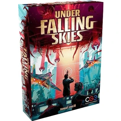 Bild av Czech Games Edition, Under Falling Skies, Board Game, 1+ Players, Ages 12+, 20 to 40 Minutes Playing Time