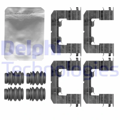 Bild av DELPHI LX0766 Kit d&#039;accessoires, plaquette de frein à disque