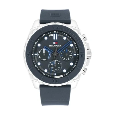 Bild av Tommy Hilfiger Morgan Klocka blue/silvercoloured, Storlek: One Size, Blue/silver coloured