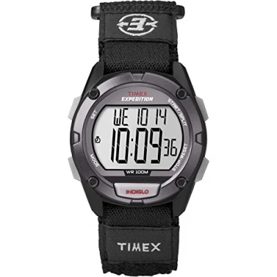 Bild av Timex Expedition Digital CAT5 41 mm klocka för män, Svart/digital grå/svart, NO SIZE,