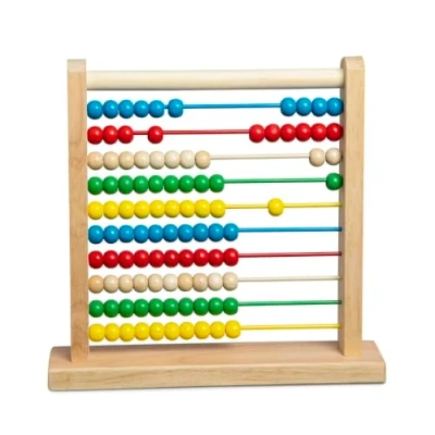 Bild av Melissa &amp; Doug Abacus Utvecklingsleksak Motoriska färdigheter Ålder 3+ Present till pojke eller flicka