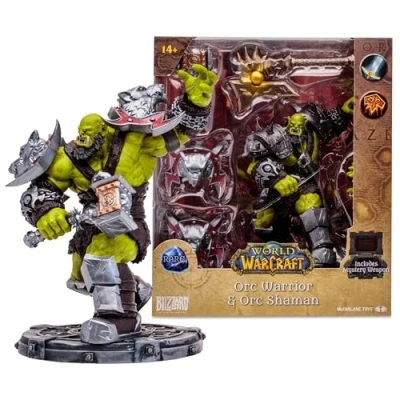 Bild av McFarlane Toys World of Warcraft Orc: Warrior/Shaman (sällsynt) skala 1:12