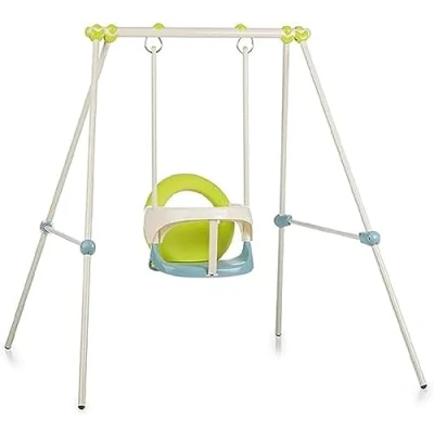 Bild av Smoby 7600830304 Babygunga i Metall Från Smoby, 118 cm, Säkerhetsstol, UV Beständiga Plastdelar, Max 25 kg, 6 månader