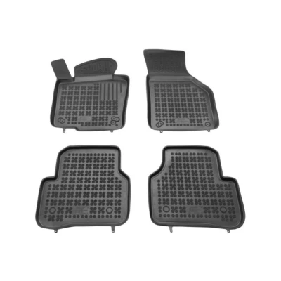 Bild av REZAW PLAST 200102 Ensemble de tapis sol Caoutchouc avant et arrière 4 noir Sur mesure VOLKSWAGEN: Passat B7 Variant, B6 Variant