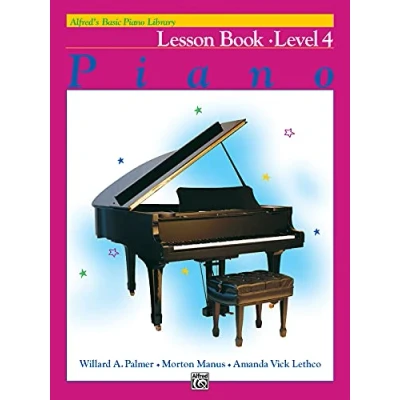 Bild av Alfred&#039;s basic piano library: lesson book level 4