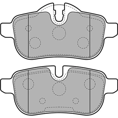 Bild av DELPHI LP2163 Jeu de plaquettes frein préparé pour indicateur d&#039;usure avec tôle anti bruit accessoires BMW: Z4 Roadster