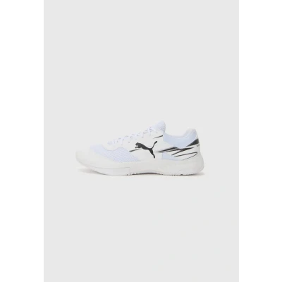 Bild av Puma Unisex VARION II inomhus domstolssko, vit svart, 8,5 UK, 42.5 EU