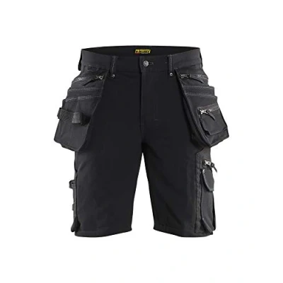 Bild av Blaklader 198816449900C60 X1900 4 vägs stretch hantverkare shorts utan spikfickor, svart, storlek C60