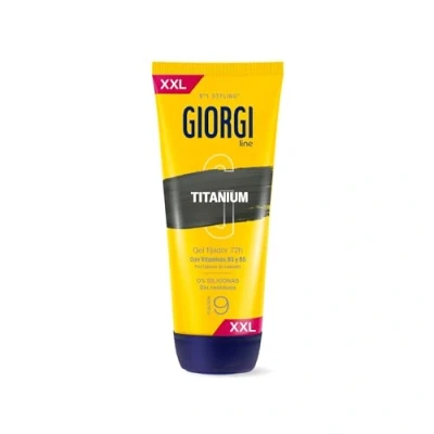 Bild av Giorgi Line Absolut Titanium gummiband, 0% Silikoner, Fixering och varaktighet 48h utan avfall, Ultraljudstark lätt, 5 240 ml XXL