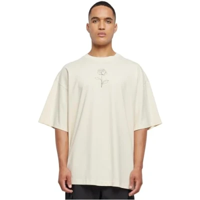 Bild av Merchcode Spring ROSE HUGE Tshirt med print, Storlek: 5XL, Whitesand