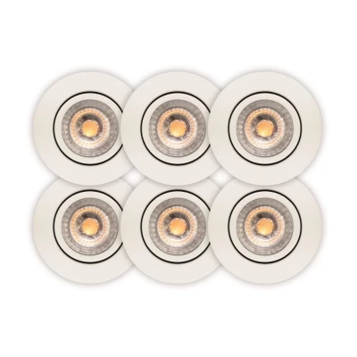 Bild av Scan Products Luna Low Profile 2.0 Downlight 2,7K, 6 pack 2,7K