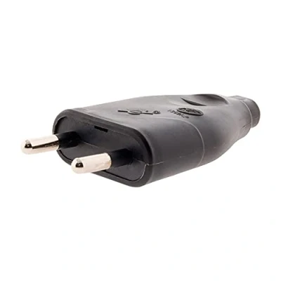 Bild av Zenitech Hane Kontakt 2P 6A Elektrisk Kompatibel Med Standardapparater Kompakt Design För Hembruk NF Certifierad Säkerhet Svart 3cm