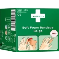 Bild av Cederroth Plåster Soft Foam beige 6cmx2m