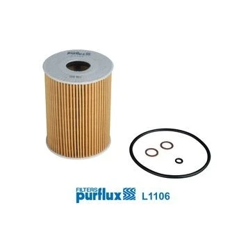 Bild av PURFLUX L1106 Filtre à huile Cartouche filtrante BMW: 3 Cabriolet, Coupe, Berline