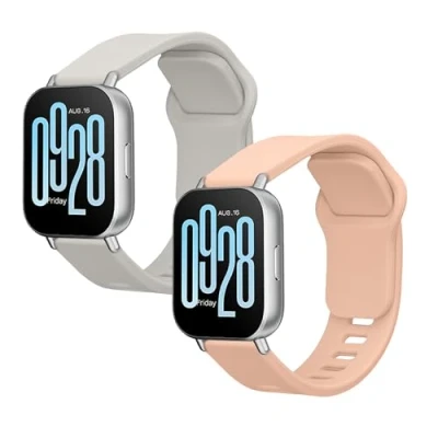 Bild av kwmobile 2 x klockarmband kompatibla med Xiaomi Redmi Watch 5 Active/Watch Lite aktivitetsmätare