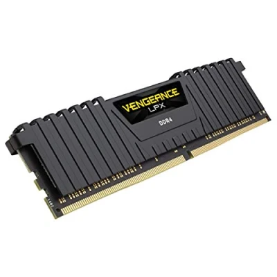 Bild av Corsair CMK16GX4M1A2400C14 Vengeance LPX 16GB (1x16GB) DDR4 2400Mhz C14 XMP 2.0 High Performance Desktop Memory, Black