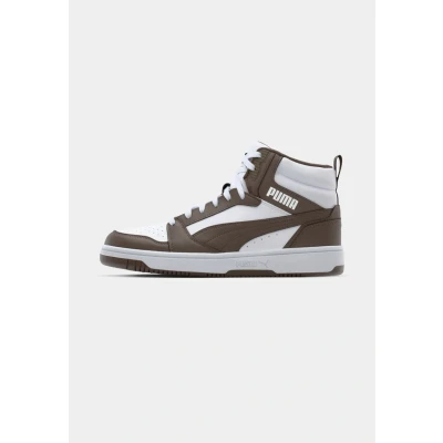 Bild av Puma Unisex Rebound V6 sneakers, vit platt brons, 6 UK, 39 EU