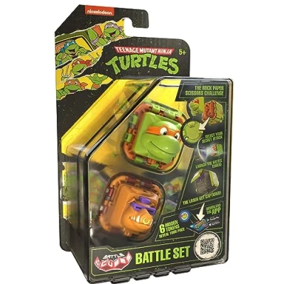 Bild av Battle Cubes Ninja Turtles Michelangelo Vs Bebop 2 pack Fidget Set