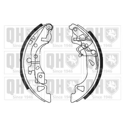 Bild av QUINTON HAZELL BS1108 Mâchoires De Frein 180 32 FIAT: Punto II 3/5 portes