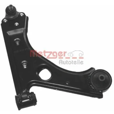 Bild av METZGER 58005202 Bras de suspension avec support en caoutchouc, rotule Essieu avant droit, inférieur barre oscillant transversal