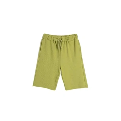Bild av Koton Boys shorts dragsko basic fickor bomull, Khaki (870), 6 7 år