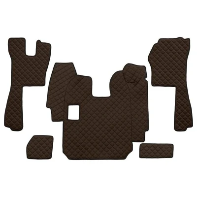 Bild av F CORE FL11 BROWN Ensemble de tapis sol Similicuir avant 5 marron
