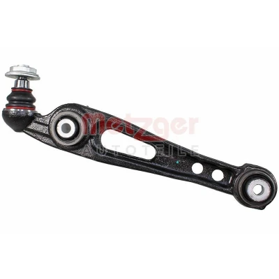 Bild av METZGER 58154401 Bras de suspension avec support en caoutchouc Essieu avant inférieur, gauche, arrière barre oscillant transversal
