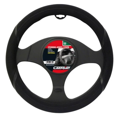 Bild av CARPOINT 2510101 Housse de volant noir 37 39 PU (polyuréthane)