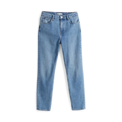 Bild av Tommy Hilfiger Dam Slim Cigarette HW A UMA WW0WW43701 Slim, Denim, 31W/32L, Denim (Uma), 31W x 32L