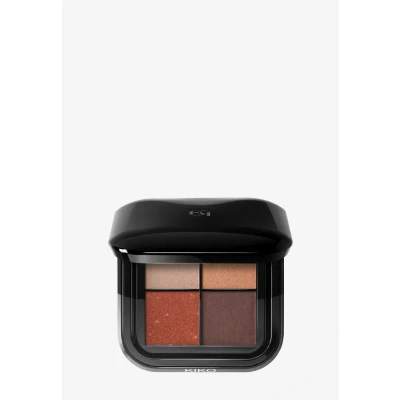 Bild av KIKO Milano Bright Quartet Eyeshadow Palette 03, Palett Med 4 Bakade Ögonskuggor För Torr Och Våt Användning
