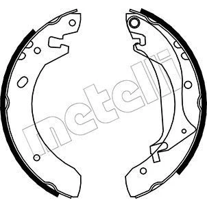 Bild av Bromsbackar sats METELLI 53 0368