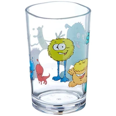 Bild av Emsa Barn dricksglas, 0,2 liter, monster design, blå/gul, 1 st (förpackning om 1)