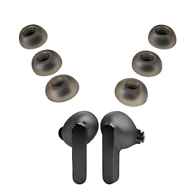 Bild av kwmobile 6 x ersättningsdynor kompatibla med JBL Live Pro 2 TWS silikon ersättning öronkuddar in ear hörlurar kuddar