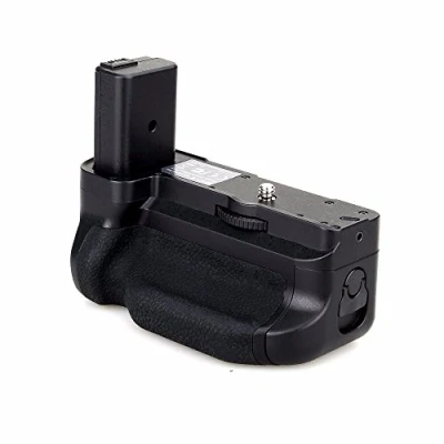 Bild av Meike Vertikalt batterihandtag MK A6300 extern strömförsörjningshållare för Sony Alpha A6000 kamera, fungerar med NP FW50 batteri som ersättning A6400