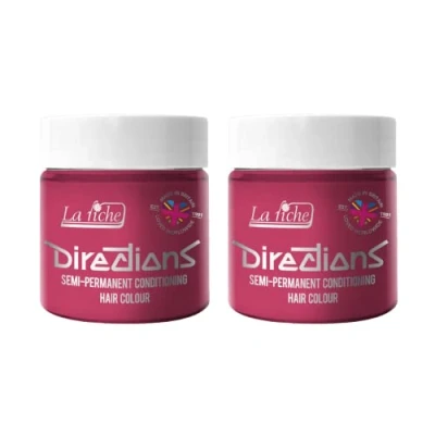 Bild av La Riche Directions semipermanent hårfärg 100 ml burk 2 pack (flamingo rosa)