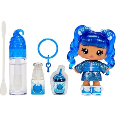Bild av Yummiland Lipgloss Doll Rory Blueberry doftdocka med gör det själv läppglans kit åldrarna 4+
