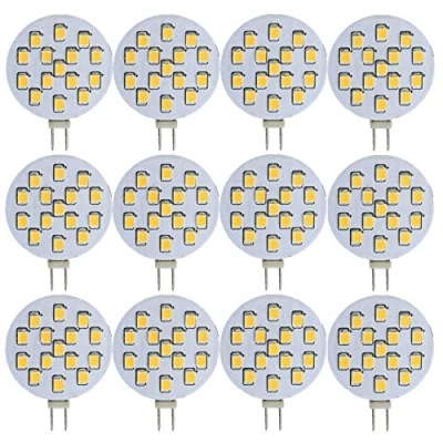 Bild av TRANGO 12 pack G415 2.5 * LED lampor G4 sockel för utbyte MR16 halogenlampor volt AC/DC 2,5 watt 250 lumen 3000K varmvita möbelinfällda spotlights, skåpinfällda lampor, taklampor